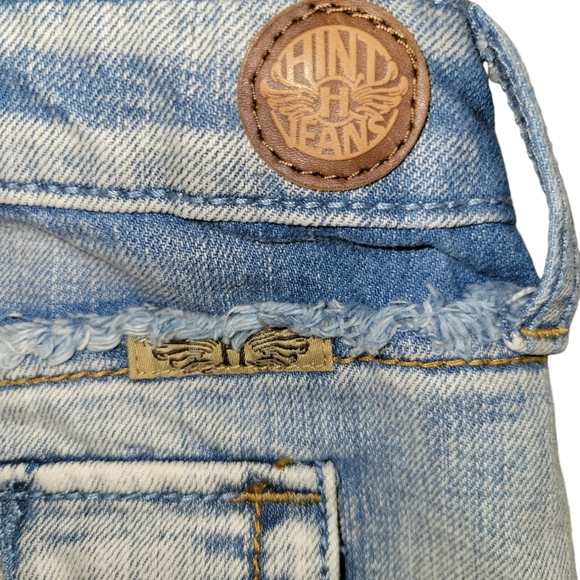 Hint Jeans Mini Skirt.        Size 5 - Picture 8 of 9